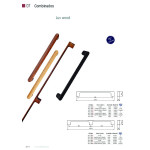 Tirador Luv Wood C384 L418,5 Nogal Madera Nogal