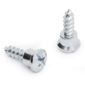 Tornillo Cazoleta Clock Ø3X14 Zincado Con Punta (100 uds.)