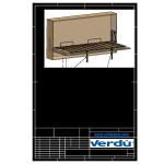 Somier Horizontal 105X190 Con Patas  (Placas,Elevadores Y Mueble No Incluidos)