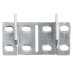 Placa Doble Para Colgador Scarpi-4 Galvanizada
