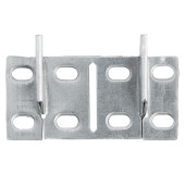 Placa Doble Para Colgador Scarpi-4 Galvanizada