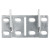 Placa Doble Para Colgador Scarpi-4 Galvanizada