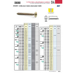 Tornillo Rosca Madera Cabeza Plana   Pozidriv Ng  3,5-35 (1000 uds.)