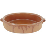 Cazuela Barro Clasico Marrón Cerámica Ø 28 cm (3 Unidades)