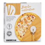 Tabla de cortar Kinvara JWKW-4388 Marrón Pizza