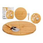 Tabla de cortar Kinvara JWKW-4388 Marrón Pizza