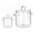 Olla con Tapa Vivalto TP-HM05-2200/BHA1 Transparente Vidrio de Borosilicato 15,3 x 19,5 x 21 cm