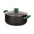 Cacerola Kinvara 8358 Negro Verde Ø 24 cm 4,5 L