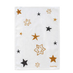 Paño de Cocina HappyFriday Xmas Gold Multicolor 70 x 50 cm (2 Unidades)