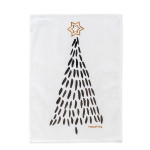 Paño de Cocina HappyFriday Xmas Gold Multicolor 70 x 50 cm (2 Unidades)