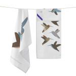 Paño de Cocina HappyFriday Colibri delphinae Multicolor 70 x 50 cm (2 Unidades)