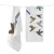 Paño de Cocina HappyFriday Colibri delphinae Multicolor 70 x 50 cm (2 Unidades)