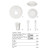 Set de vajilla infantil Miffy Niebla (5 Piezas)