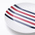 Set de Vajilla Beverly Hills Polo Club Azul Rojo Porcelana Rayas 12 Piezas