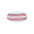 Set de Vajilla Beverly Hills Polo Club Azul Rojo Porcelana Rayas 12 Piezas
