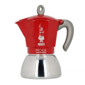 Cafetera Italiana Bialetti Moka Induction rouge Metal