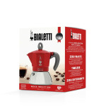 Cafetera Italiana Bialetti Moka Induction rouge Metal