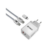 Cargador de Pared Subblim SUBCHG-3WPD10 Blanco