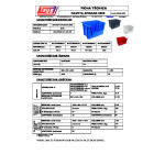 Gaveta Tayg Apilable/Encajable 5040 Azul 395X500X320Mm 50L Ref.268021