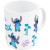 Taza Mug Stitch Azul Lila Cerámica 350 ml