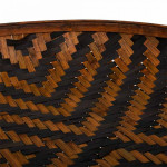 Bandeja Alexandra House Living Marrón Bambú 45 x 8 x 45 cm