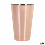 Vaso de mezclas Inde Acero Inoxidable Cobrizo Claro Cóctel 50 cl (6 Unidades)