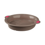 Molde de Silicona con Asa Secret de Gourmet Marrón Silicona 24 cm