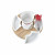 Fondue DKD Home Decor Rojo 26,5 x 26,5 x 1,5 cm (10 pcs)