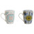 Taza con Filtro para Infusiones Home ESPRIT Azul Blanco Turquesa Mediterráneo 340 ml (2 Unidades)
