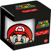 Taza de Cerámica Super Mario Blanco 325 ml Infantil Cerámica