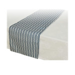 Camino de Mesa Decoris Azul Blanco Azul/Blanco Textil 32 x 150 cm Marino