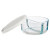 Fiambrera Pasabahce 530683-1113225 Blanco Transparente Vidrio 2 Compartimentos