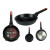 Sartén Kinvara Molten Negro Aluminio Baquelita