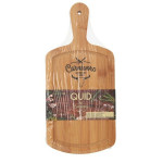 Tabla de cortar Quid Carnivoro Marrón Madera Acero 35 x 16 x 2 cm