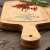 Tabla de cortar Quid Carnivoro Marrón Madera Acero 35 x 16 x 2 cm