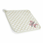 Paño de Cocina Kinvara 1220 Blanco Verde 50 x 0,3 x 50 cm (12 Unidades)