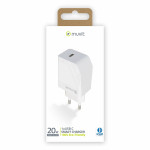 Cargador de Pared Muvit MCACC0012 20 W Blanco Negro