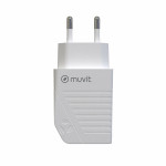Cargador de Pared Muvit MCACC0012 20 W Blanco Negro