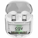 Auriculares Inalámbricos con Estuche de Carga CGV URBAN GHOST Blanco