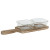 Bandeja de Aperitivos Home ESPRIT Natural 320 ml 36 x 11 x 6 cm