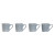 Juego de 4 Tazas Mug Home ESPRIT Azul Gres 340 ml 13 x 9,5 x 9,2 cm Mandala
