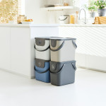 Recipiente contenedor Rotho Albula Azul 25 L Rectangular