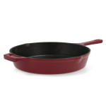 Sartén Antiadherente Bidasoa Fierro Hierro Fundido Rojo (26 cm)