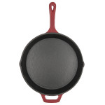 Sartén Antiadherente Bidasoa Fierro Hierro Fundido Rojo (26 cm)