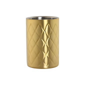 Enfriador de Botellas Home ESPRIT Dorado Acero Inoxidable 12 x 12 x 18 cm