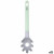 Cuchara para Servir Pasta Quid Ozon Verde Plástico 32 cm (12 Unidades)