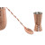 Set de Coctelería Home ESPRIT Cobrizo Intenso Acero Inoxidable 540 ml 8,5 x 8,5 x 11 cm