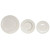 Vajilla Home ESPRIT Blanco Porcelana Rayas 27 x 27 x 2 cm 18 Piezas
