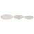 Vajilla Home ESPRIT Blanco Porcelana Rayas 27 x 27 x 2 cm 18 Piezas