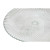 Plato Llano Home ESPRIT Transparente Cristal 26 x 26 x 8 cm